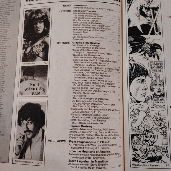 Vintage "Comics Journal" magazine - Picture 9 of 11